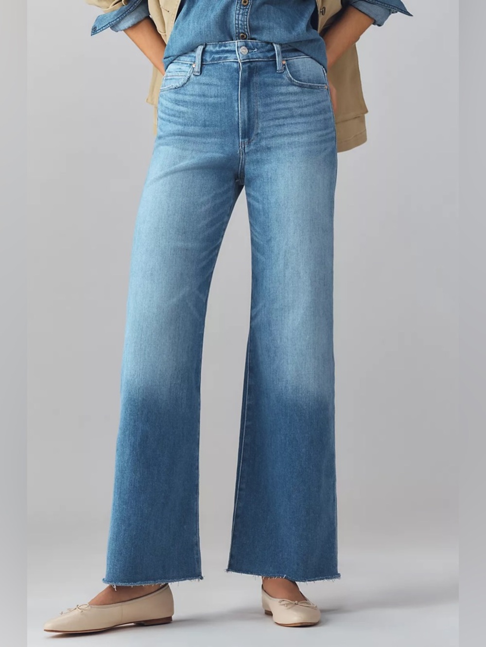 PAIGE Anessa High-Rise Wide Leg Jeans